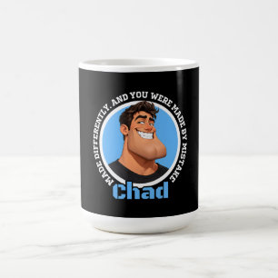Lustiger Chad-Charakter Sarkastischer Zitat-Grafik Kaffeetasse