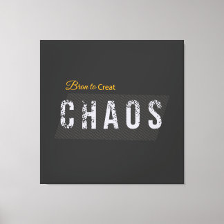 Lustiger Chaos-Ersteller Streetwear Leinwanddruck