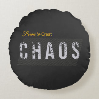 Lustiger Chaos-Ersteller Streetwear Rundes Kissen