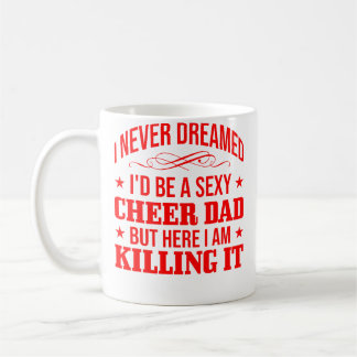Lustiger Cheer Dad für Männer Cooler Sexy Cheerlea Kaffeetasse