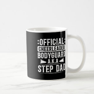 Lustiger Cheer Stiefvater einer Cheerleader Stiefv Kaffeetasse