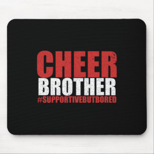 Lustiger Cheerleading-Bruder Cheer Bruder Unterstü Mousepad