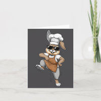 Lustiger Chef Hase Cooler Bäcker Hase Kochen Carto