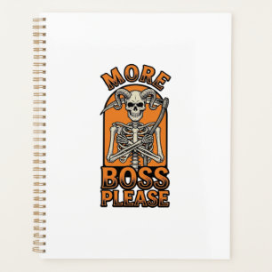 Lustiger Chef-Skelett Vintage-Halloween-Shirt_1 Planer