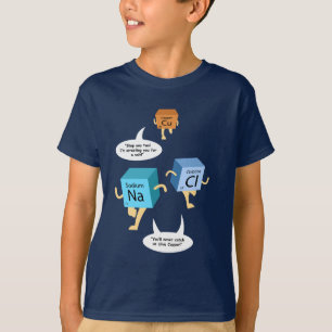 Lustiger Chemie-Geek Chemische Elemente Geburtstag T-Shirt