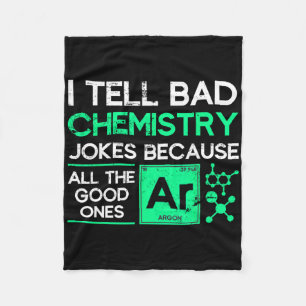 Lustiger Chemie-Lehrer Wissenschaft Geschenk Chemi Fleecedecke