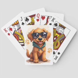 Lustiger Chesapeake Bay Retriever Kawaii Hund Spielkarten