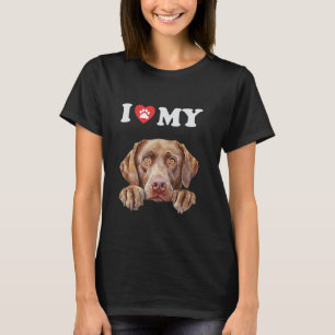 Lustiger Chesapeake Bay Retriever Wenn ich meinen T-Shirt