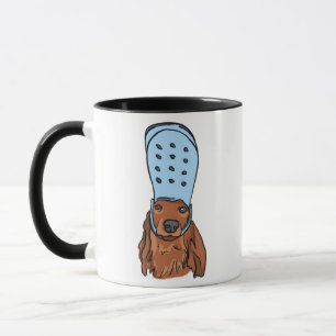 Lustiger Chihuahua-Hund-Meme mit Crock-Tasse Tasse
