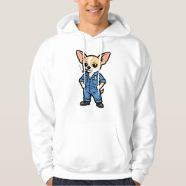 Lustiger Chihuahua-Meme: Hund raucht Zigarette Hoodie