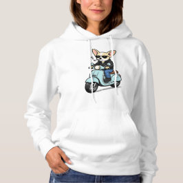Lustiger Chihuahua-Meme: Hund raucht Zigarette Hoodie