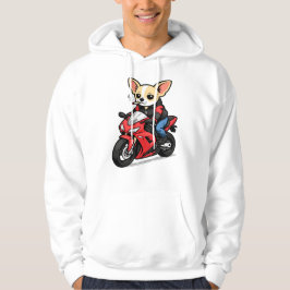 Lustiger Chihuahua-Meme: Hund raucht Zigarette Hoodie