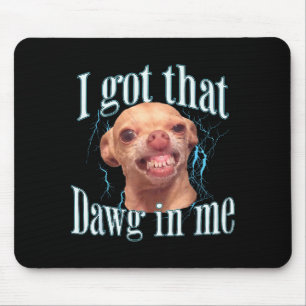 Lustiger Chihuahua-Meme  Mousepad