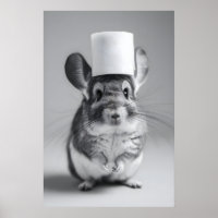 Lustiger Chinchilla-Badezimmer-Druck, Toilettenpap