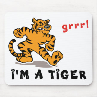 Lustiger chinesischer Tierkreis-Tiger Mousepad