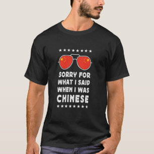 Lustiger chinesischer Witz Stolz chinesischer Stol T-Shirt