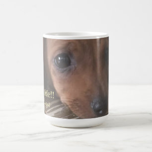 Lustiger Chiweenie-Schuldbewusster-Hund-Becher - W Verwandlungstasse