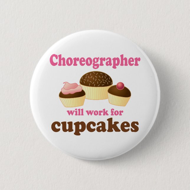 Lustiger Choreograf Button (Vorderseite)