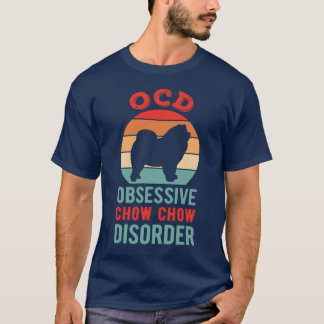 Lustiger Chow-Chow Retro T-Shirt