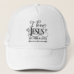 Lustiger Christ - Ich liebe Jesus, aber ich fluche Truckerkappe