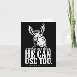 Lustiger Christ Wenn Gott einen benutzen kann, kan Karte
