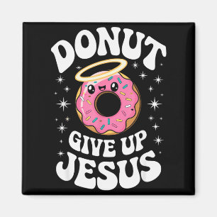 Lustiger Christlicher Donut Süß Glaube Humor Retro Magnet