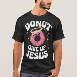 Lustiger Christlicher Donut Süß Glaube Humor Retro T-Shirt