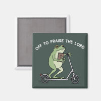 Lustiger christlicher Frosch, um den Herrn Bibel z