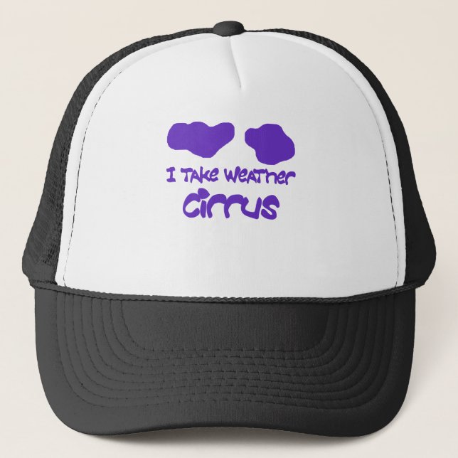 lustiger Cirrus Truckerkappe (Vorderseite)