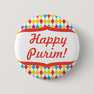 Lustiger Clown-Knopf Button