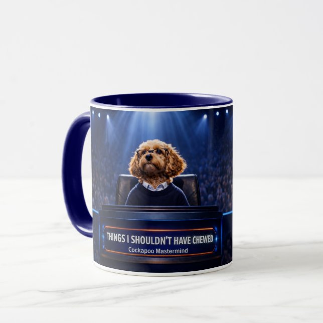 Lustiger Cockapoo-Becher | Mein Cockapoo hat es ge Tasse (Vorderseite Links)