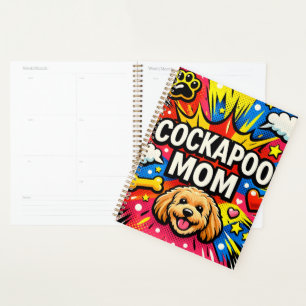Lustiger Cockapoo-Mutter-Planer Planer
