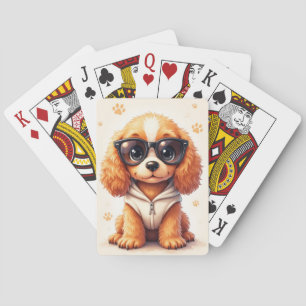 Lustiger Cocker Spaniel Kawaii Hund Spielkarten