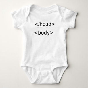 Lustiger Code für Programmierer und Entwickler Baby Strampler