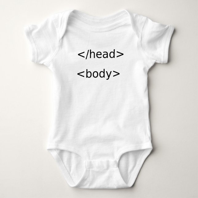 Lustiger Code für Programmierer und Entwickler Baby Strampler (Vorderseite)