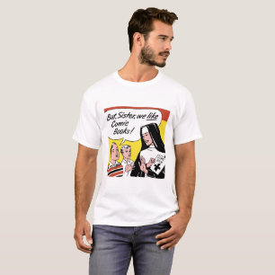 Lustiger Comic „Aber Schwester, wir mögen Comic-He T-Shirt