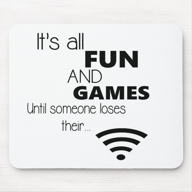 Lustiger Computer- / Internet-Zitat Mousepad (Vorne)