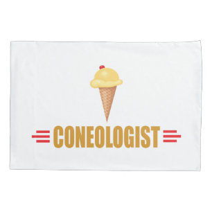 Lustiger Coneologe Eiscreme Kissenbezug