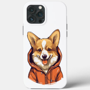 Lustiger Corgi mit Hoodie Case-Mate iPhone Hülle