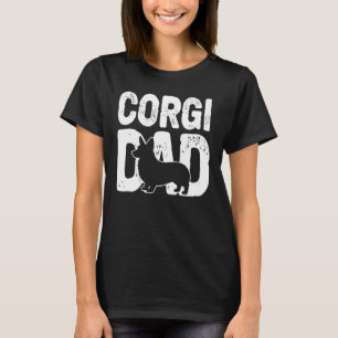 Lustiger Corgi-Vater Hundeliebhaber Welsh Corgi Va T-Shirt