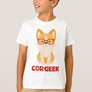 Lustiger Corgi-Welpen-Hundliebhaber-Geschenk Süßer T-Shirt