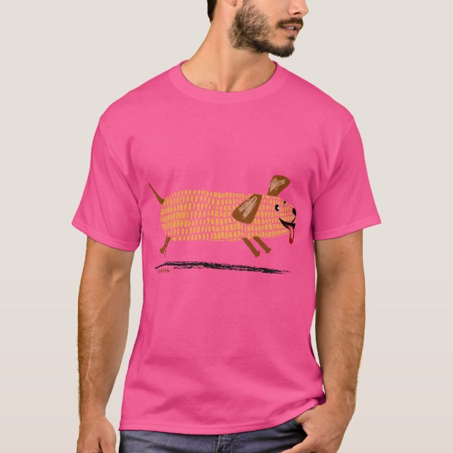 Lustiger Corn Dog T-Shirt (Vorderseite)