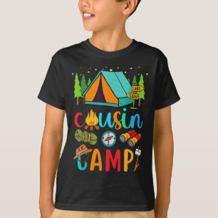 Lustiger Cousin-Camp 2025 Familienurlaub Sommercam T-Shirt