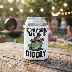 Lustiger Cowboy-Frosch Diddly Squat Dosenkühler