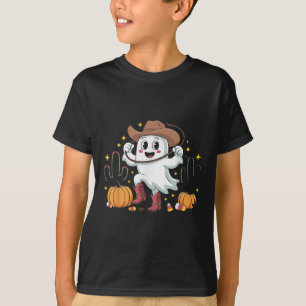 Lustiger Cowboy Halloween Geist Western Herbst Für T-Shirt