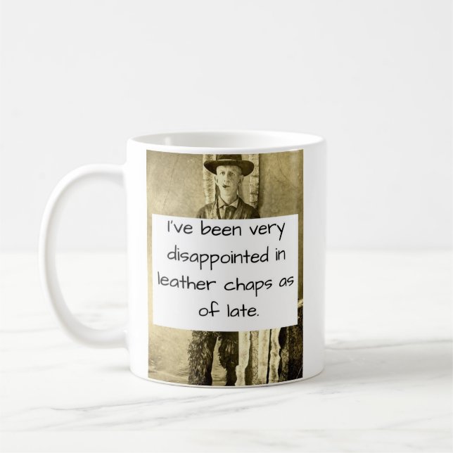 Lustiger Cowboy Kaffeetasse (Links)