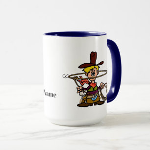 Lustiger Cowboy und sein Pferd Tasse