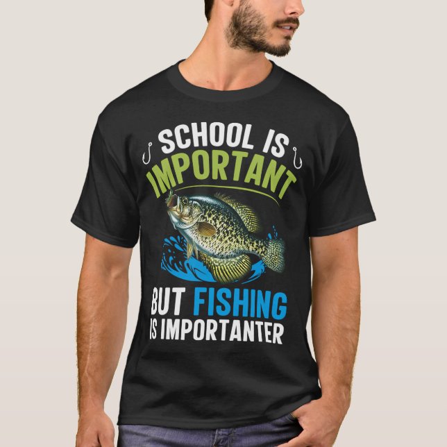 Lustiger Crappie-Anglerwitz  T-Shirt (Vorderseite)
