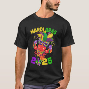 Lustiger Crawfish Mardi Gras 2025 Karneval Narr Be T-Shirt