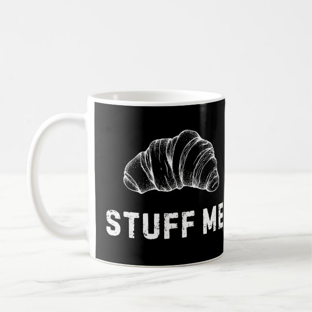 Lustiger Croissant‑Kaffeebecher Kaffeetasse (Links)
